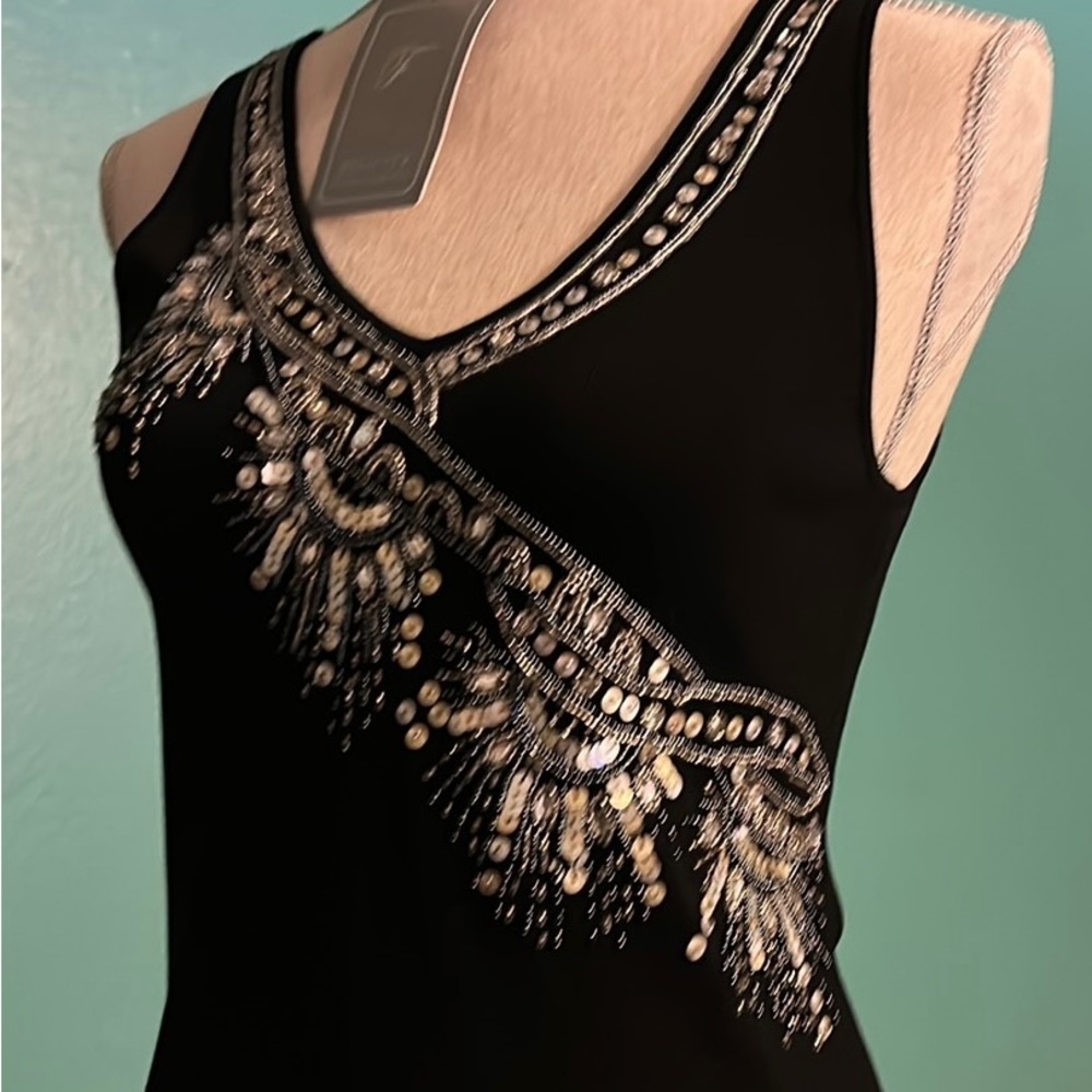 NWT FELICITY bling tank top in all the right places.